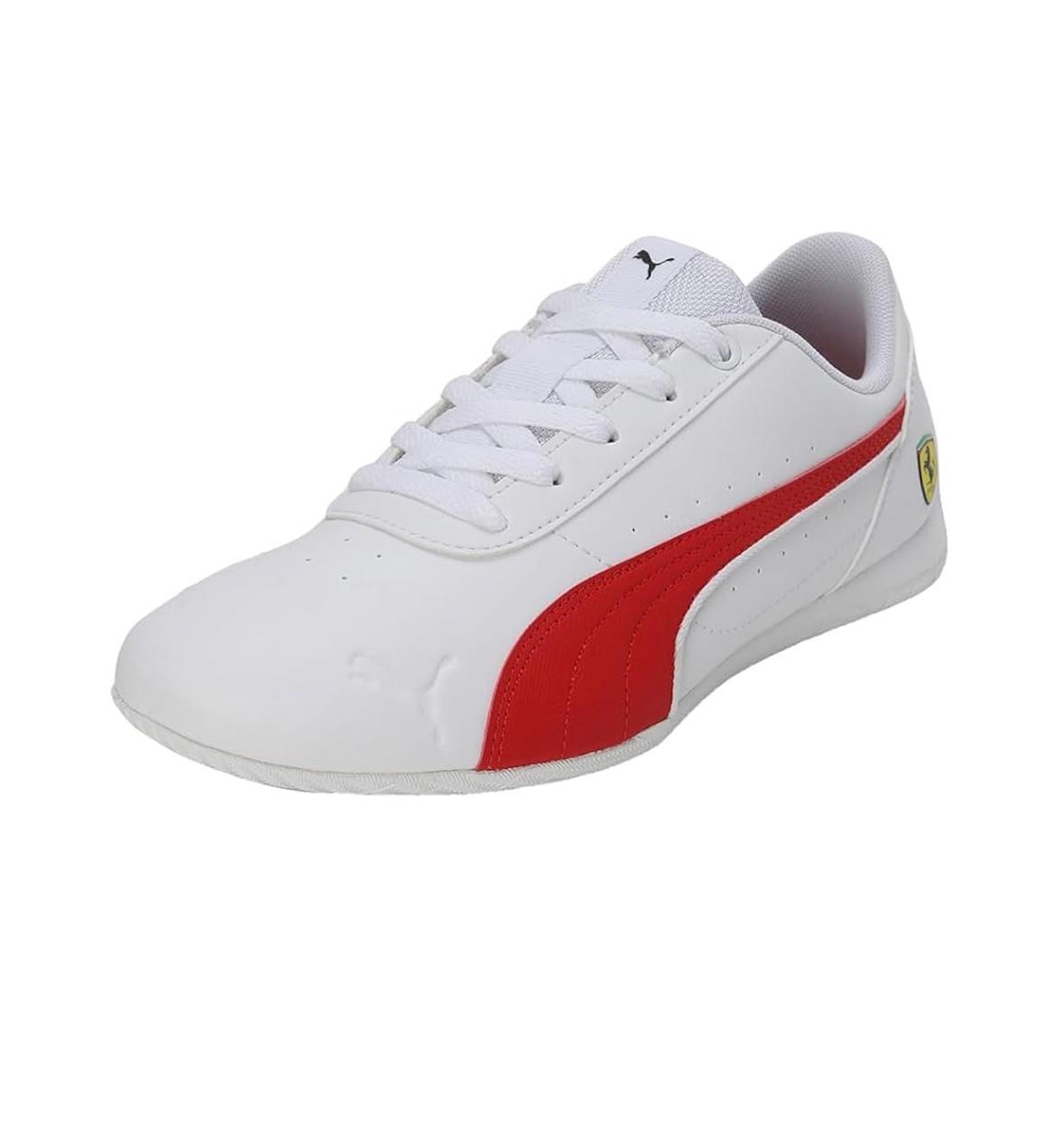 Red and White Sneakers for Men