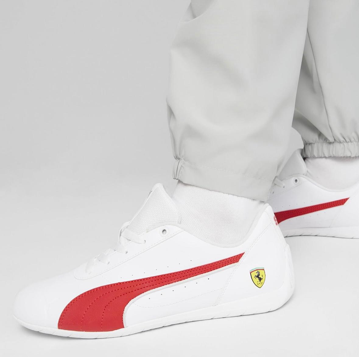 Red and White Sneakers for Men